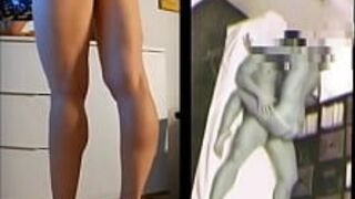 Sex Tape Hotel: Girl In A Short Skirt Is Standing At The Hotel Reception and Waiting For The Keys To The Apartments porn video